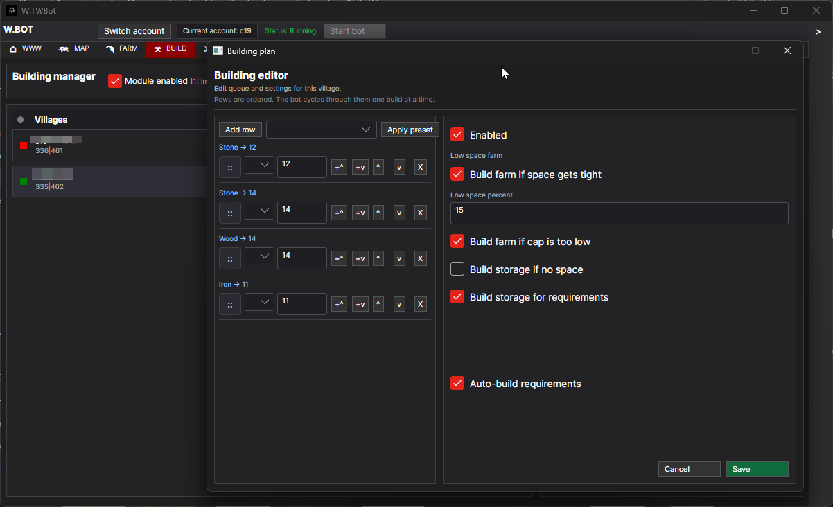 TW Automator auto builder screenshot